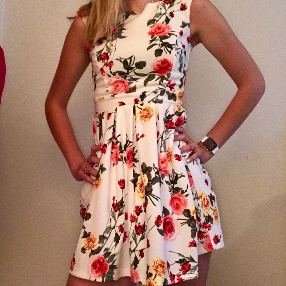 Floral Print Emerald Sundae Dress